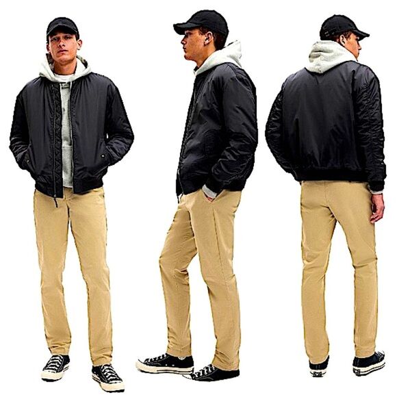 Gap Modern Performance Khakis in Slim Fit with GapFlex in Khaki 34 | 32 - Picture 1 of 12